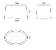 Вытяжка Falmec Mare isola 66 (450) (с системой E.ion) ECP white фото 4 в Челябинске