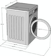 Стирально-сушильная машина Korting KWD 60DS12106 фото 3 в Челябинске