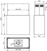 Вытяжка Falmec LAGUNA IS STEEL 90 BLACK фото 4 в Челябинске