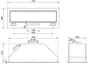 Встраиваемая вытяжка Smeg KSG8P4MB фото 3 в Челябинске