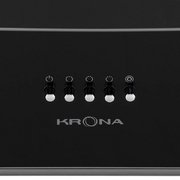 Вытяжка KRONA INGA 600 inox/black push button фото 4 в Челябинске