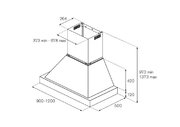 Вытяжка Bertazzoni K90HERTX+KC36HERTAV фото 4 в Челябинске