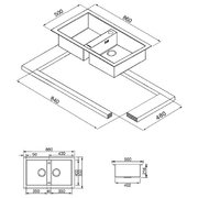 Мойка Smeg LQ862 фото 2 в Челябинске