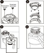 Измельчитель пищевых отходов Haier HDM-1155S фото 4 в Челябинске