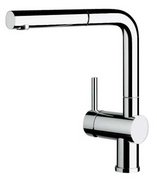 Смеситель Blanco Linus-S рычаг слева нержавеющая сталь фото 2 в Челябинске