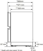 Встраиваемый под столешницу конвертируемый холодильник Signature Kitchen Suite SKSUD2402E фото 4 в Челябинске
