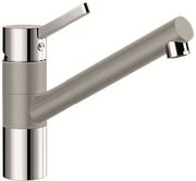 Смеситель Blanco Tivo chrome/Silgranit жемчужный фото в Челябинске