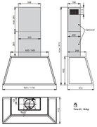 Вытяжка Falmec TIME 115 INOX фото 3 в Челябинске