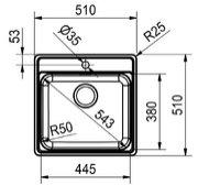 Мойка Franke BCX 610-51 TL сталь фото 2 в Челябинске