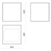 Вытяжка Falmec Rubik 43 (450) (с системой E.ion) ECP black фото 3 в Челябинске