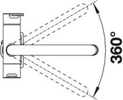 Смеситель Blanco TRIMA Хром + фильтр для воды BWT-БАРЬЕР EXPERT STANDARD хром фото 3 в Челябинске