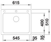 Мойка BLANCO NAYA 6 Silgranit кофе фото 2 в Челябинске