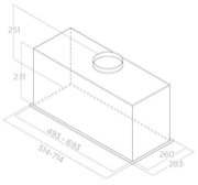 Встраиваемая вытяжка Elica FOLD GR/A/72 фото 4 в Челябинске