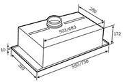 Встраиваемая вытяжка Teka GFH 73 STAINLESS STEEL фото 2 в Челябинске