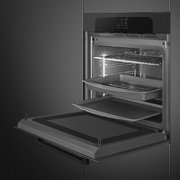 Духовой шкаф с функциями пара и СВЧ Smeg SO6204APB фото 4 в Челябинске
