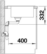 Мойка BLANCO NAYA 5 Silgranit серый беж фото 4 в Челябинске