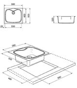 Мойка Smeg LSE58P фото 2 в Челябинске