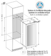 Встраиваемый винный шкаф Pando PVMAVP 124-70CRR фото 3 в Челябинске
