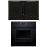 Bosch (варочная панель с вытяжкой PXX875D57E + духовой шкаф HMG8764C1) Bosch (варочная панель с вытяжкой PXX875D57E + духовой шкаф HMG8764C1)