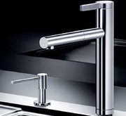 Смеситель Blanco Linee нержавеющая сталь матовая фото 3 в Челябинске