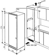 Встраиваемый холодильник Smeg LB30AFNF фото 4 в Челябинске