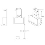 Вертикальная вытяжка Korting KHC 65330 GN фото 4 в Челябинске