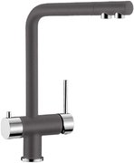 Смеситель Blanco Fontas Silgranit темная скала фото в Челябинске