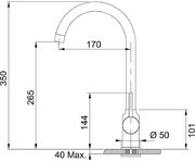 Смеситель Franke Pola Neo серый фото 4 в Челябинске
