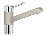 Смеситель Blanco Zenos chrome/Silgranit песочный фото в Челябинске