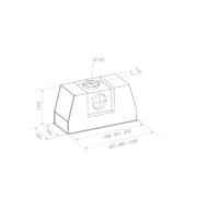 Встраиваемая вытяжка Pando PRO/52 INOX V.850 SEC фото 2 в Челябинске