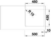 Мойка BLANCO SOLIS 450-IF нержавеющая сталь фото 4 в Челябинске