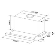 Встраиваемая вытяжка Bertazzoni KTE60MOD1B фото 4 в Челябинске