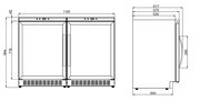 Винный шкаф Dometic B68G Double Basic фото 3 в Челябинске