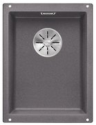 Мойка Blanco SUBLINE 320-U SILGRANIT отводная арматура InFino® темная скала фото в Челябинске