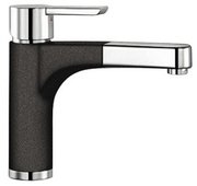 Смеситель Blanco Pylos-S chrome/Silgranit антрацит фото в Челябинске