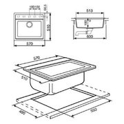 Мойка Smeg VS57AV фото 2 в Челябинске