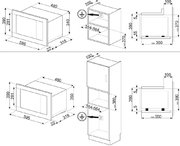 Встраиваемая микроволновая печь Smeg FMI120N2 фото 4 в Челябинске