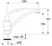 Смеситель Franke 690 графит фото 3 в Челябинске