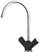 Смеситель Blanco Amona chrome/silgranit антрацит фото в Челябинске