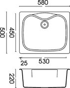 Мойка Smeg LSE58AV фото 2 в Челябинске