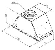 Вытяжка Zigmund Shtain K 003.71 B фото 2 в Челябинске