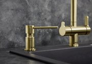Дозатор для жидкого мыла Blanco Lato 527721 сатиновая платина фото 2 в Челябинске