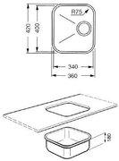 Мойка Smeg BST30 фото 2 в Челябинске