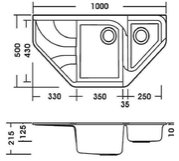 Мойка Smeg LSE102P фото 2 в Челябинске