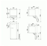 Холодильник Smeg FAB28LRD5 фото 3 в Челябинске