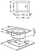 Мойка Smeg VS45P3N фото 4 в Челябинске