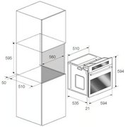 Духовой шкаф Fulgor Milano FQO 6010 P MT X фото 2 в Челябинске