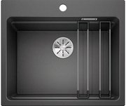 Мойка Blanco Etagon 6 антрацит клапан-автомат InFino 524539 фото 2 в Челябинске