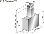 Вытяжка Korting KHP 6880 GN фото 2 в Челябинске