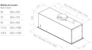 Встраиваемая вытяжка Pando EVO/580.11 INOX V.850 SEC фото 2 в Челябинске